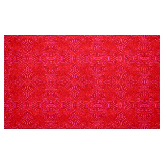 Tissu Motifs Abstraits rouges (Fat Quarter)