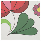 Tissu Motifs floraux hongrois (Échantillon)