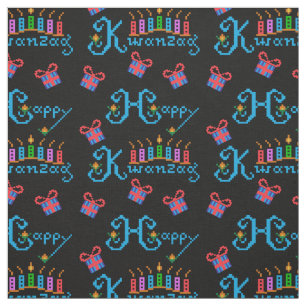 Tissu Motifs heureux de Kwanzaa