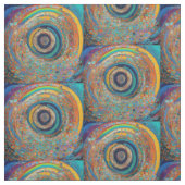 Tissu Motifs tourbillonnants psychédéliques (Échantillon)
