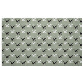 Tissu Mouette et oiseau noir (Fat Quarter)
