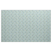Tissu Mouettes de caricature mignonnes Bleu clair, Blanc (Yard)