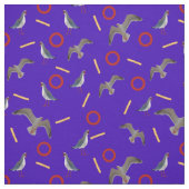 Tissu Mouettes et fruits (Échantillon)