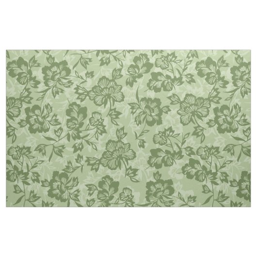 Tissu Mousse hawaïenne vintage d'Iwalani florale (Fat Quarter)