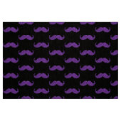 Tissu Moustache à Parties scintillant violette (Fat Quarter)