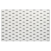 Tissu Moustache noire courbée drôle (Yard)