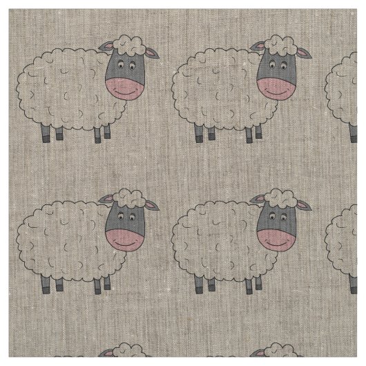 Tissu Moutons (Échantillon)