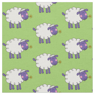 Tissu moutons laineux d'asile de fous