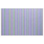 Tissu Moyenne Ardoise Bleue, Bisque & Forêt Vert Lignes (Yard)