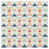 Tissu Moyenne du siècle coloré géométrique (Échantillon)