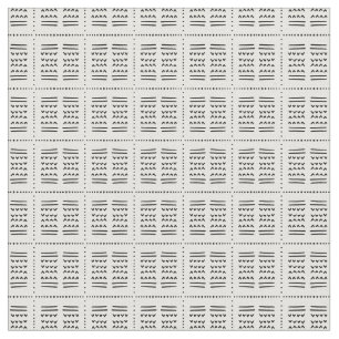 tissu mudcloth ethnique flèches lignes boho noir b