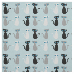 Tissu multi de chats de mod
