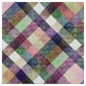 Tissu multico vert rose bleu classique de plaid de (Fermer)