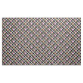 Tissu multico vert rose bleu classique de plaid de (Yard)