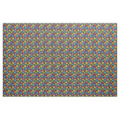 Tissu Multicolor Kiwi Motif (Yard)