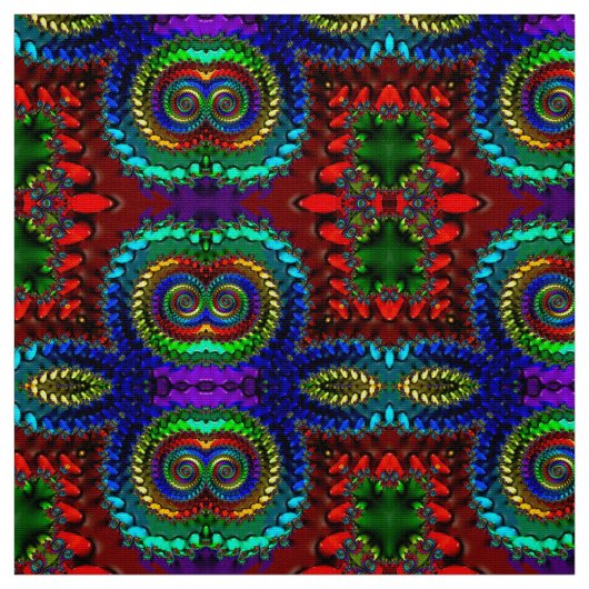 Tissu Multicolore 3D Très brillant Gras (Échantillon)