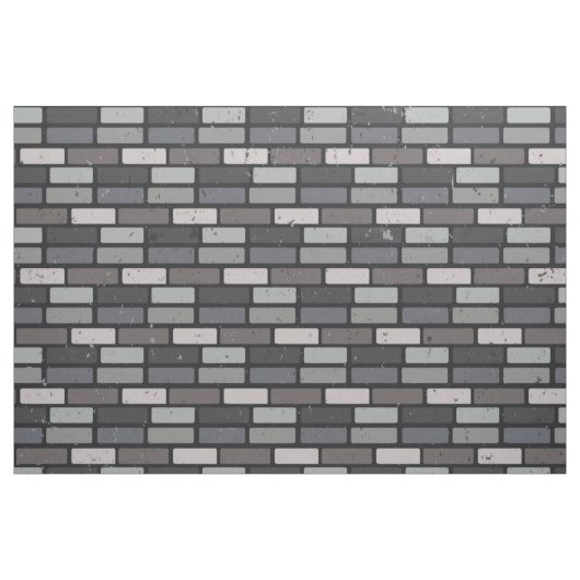 Tissu Mur de briques gris (Yard)
