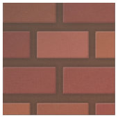 Tissu Mur de briques rouge (Fermer)