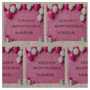 Tissu Mur de photos personnalisé pour un joyeux annivers