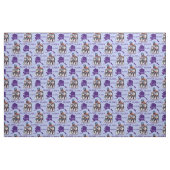 Tissu Musher D'Alaska Et Ses Chiens (Fat Quarter)