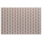 Tissu Musical treble clef notes with sakura flowers (Yard)