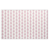 Tissu Musical treble clef notes with sakura flowers (Yard)