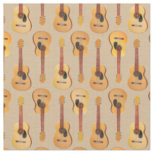 Tissu Musicien classique de guitares acoustiques