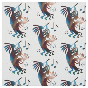 Tissu Musique Kokopelli