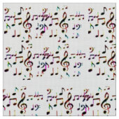 Tissu musique notes art (Fermer)