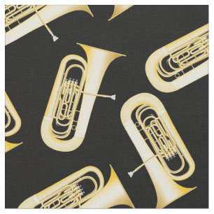 Tissu Musique Tuba Musique Musicien Décor