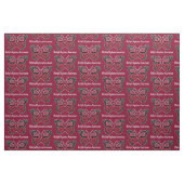 Tissu Myélome multiple : Ruban de papillon d'espoir (Fat Quarter)