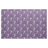 Tissu Mystère question marque énigme puzzle violet (Fat Quarter)