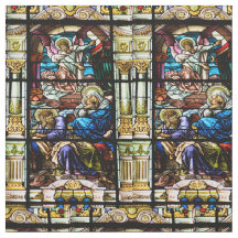 Naissance de fenêtre en verre teinté de Jésus