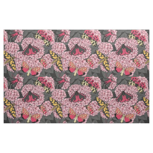 Tissu Nappes phréatiques à hydrangée rose (Fat Quarter)