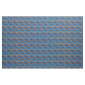 Tissu Nappes phréatiques bleu hydrangée (Yard)