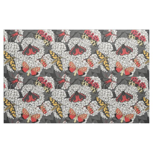 Tissu Nappes phréatiques sur hydrangée blanche (Fat Quarter)