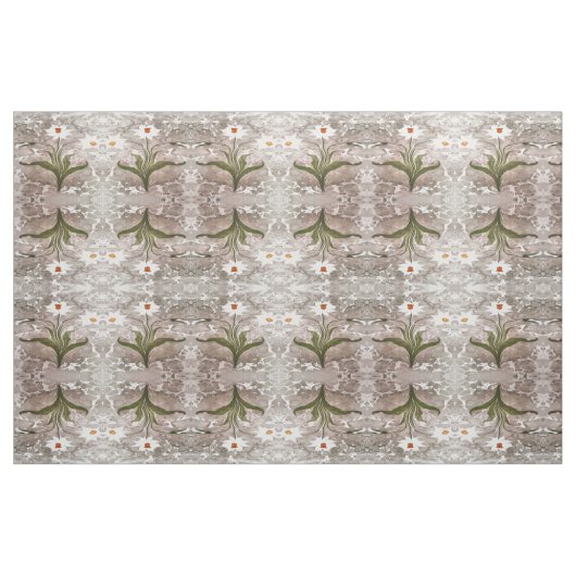 Tissu Narcisse Sur Marbre (Fat Quarter)