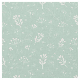 Tissu Nature Abstrait Vert Foliage Motif biologique