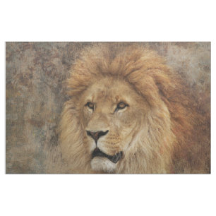 Tissu Nature de l'Afrique de faune de lion