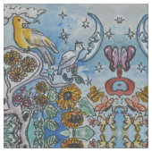 Tissu Nature de lune bleue (Fermer)