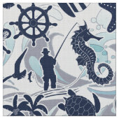 Tissu Nautical Beach (Fermer)