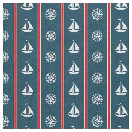 Tissu Nautical design (Fermer)