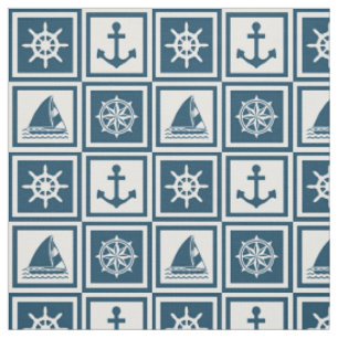 Tissu Nautical themed design