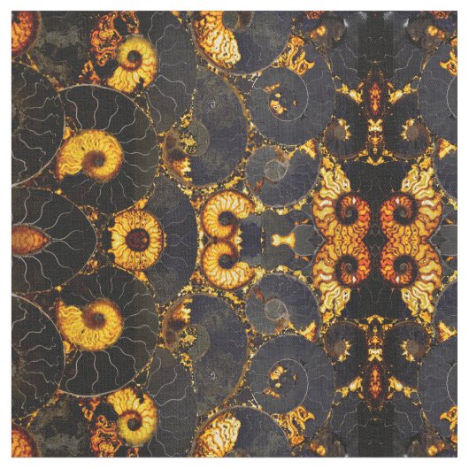 Tissu Nautilus d'or (Fermer)