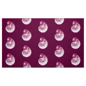 Tissu Nautilus Shell - aubergine violet et blanc (Fat Quarter)