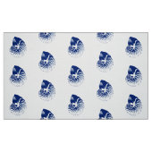 Tissu Nautilus Shell - bleu marine et blanc (Fat Quarter)