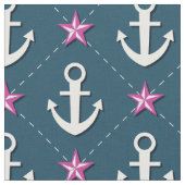 Tissu nautique rose d'Ancre (Fermer)