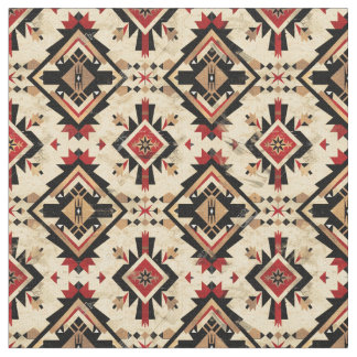 Tissu Navajo Rug, Motif de la tribu sud-ouest