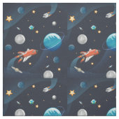 Tissu Navette spatiale dans la Galaxie (Échantillon)