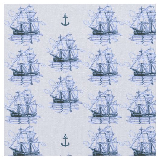 Tissu Navires (Fermer)